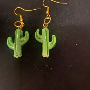 Cactus earrings